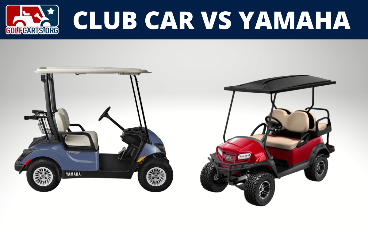 Golf Carts Comparing EZGO RXV vs Yamaha Drive2 5842