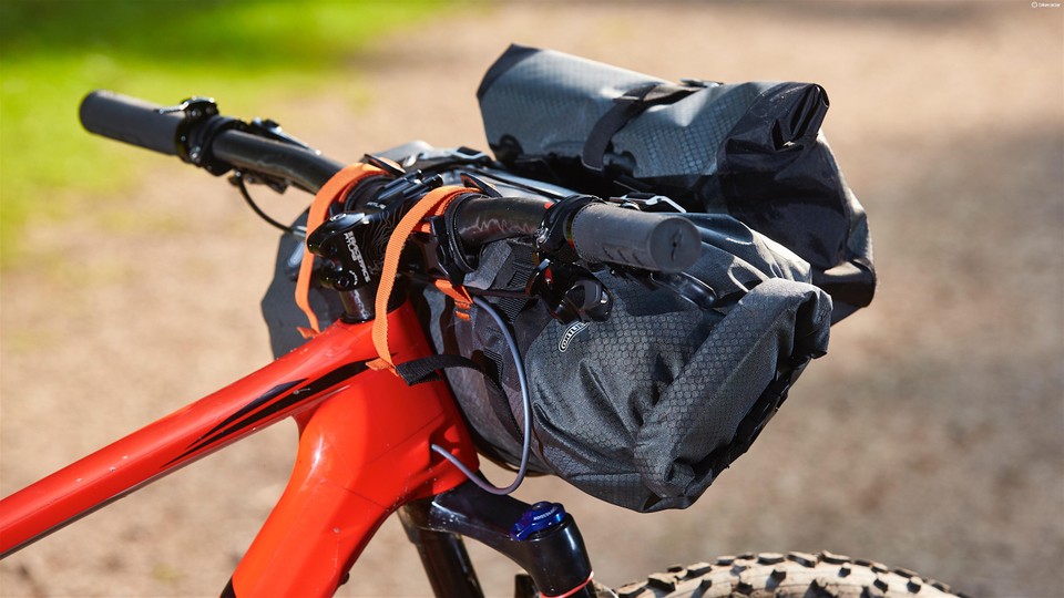 Mountain Biking Handlebar Bags Ortlieb vs Osprey 2039