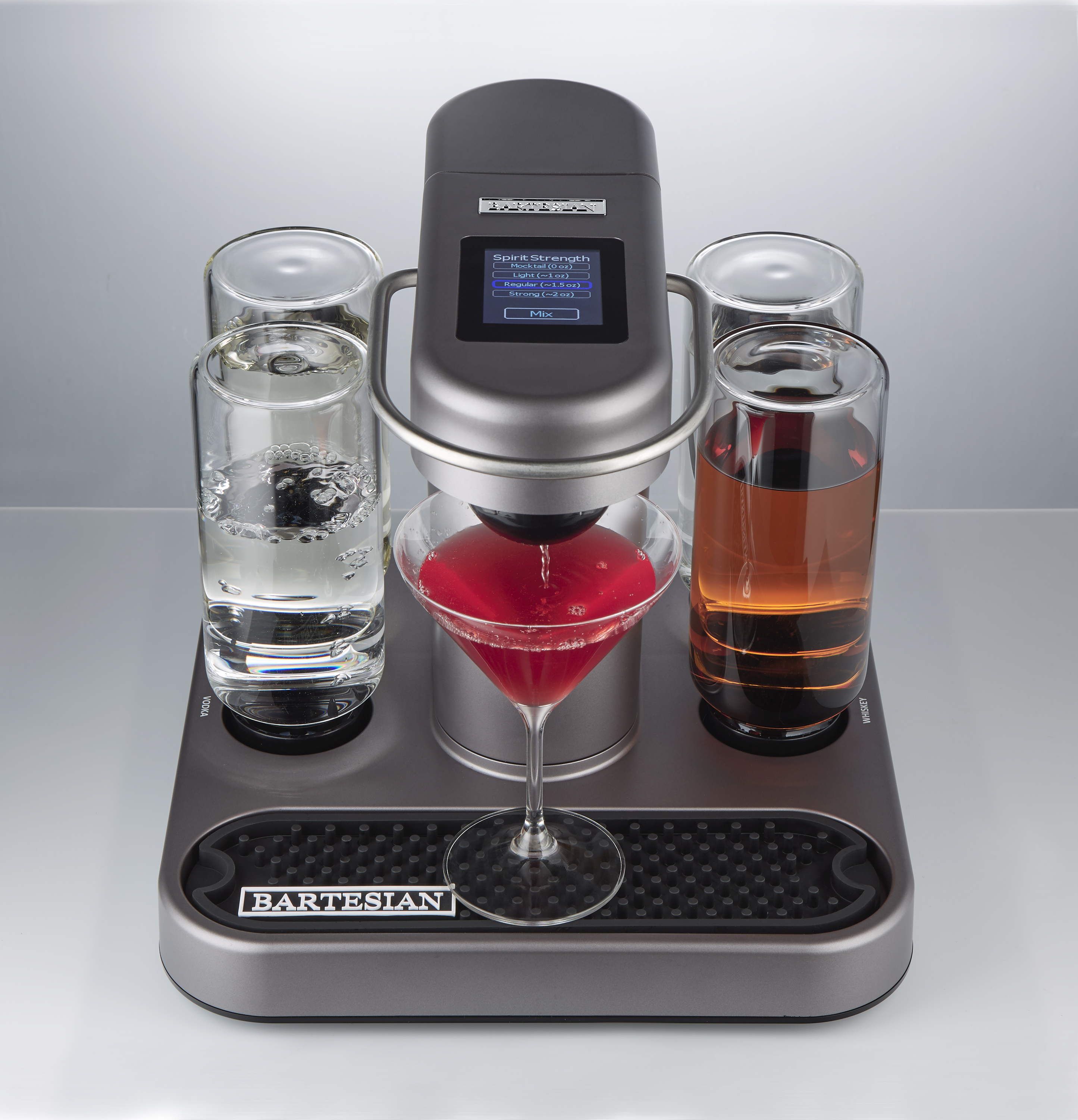 Smartphone Controlled Drink Mixing Robots Bartesian vs Somabar 3693