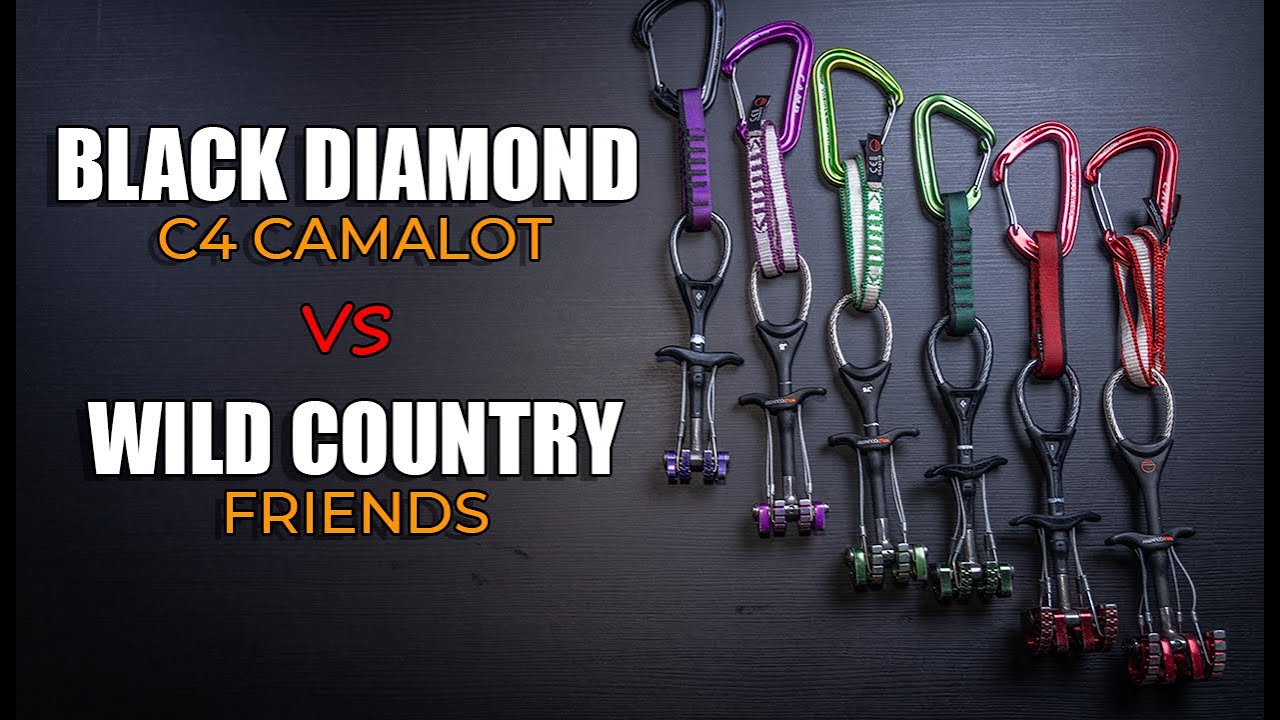 Best Cams for Rock Climbers: Black Diamond Camalot C4 vs Wild Country Friend
